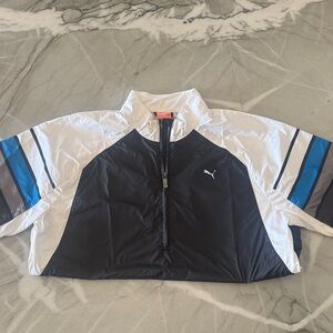Puma Black and White Raincoat